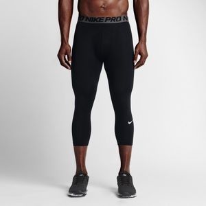 Nike Pro Men's Training 3/4 Training Tights Large EUC